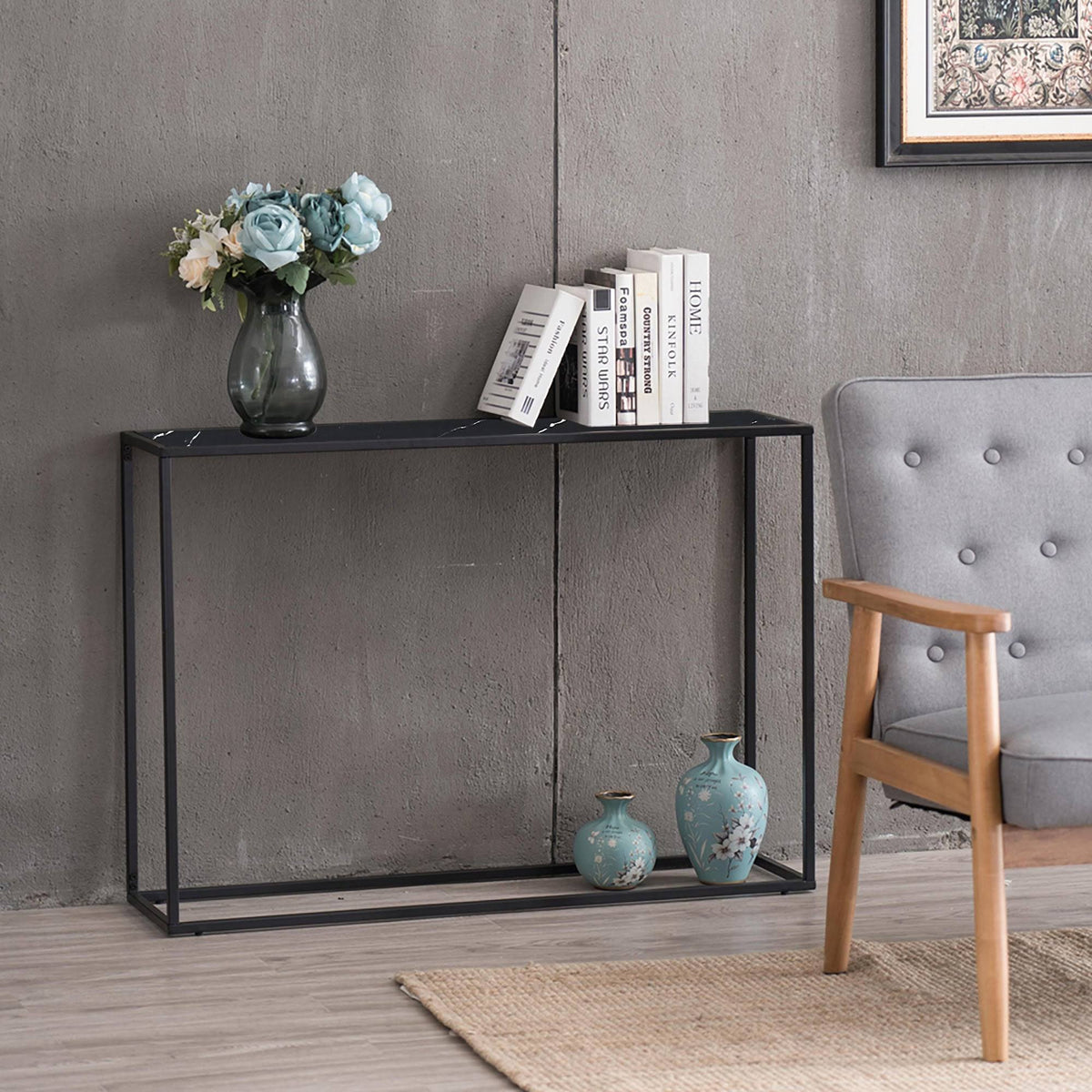 Black Console Table P4846