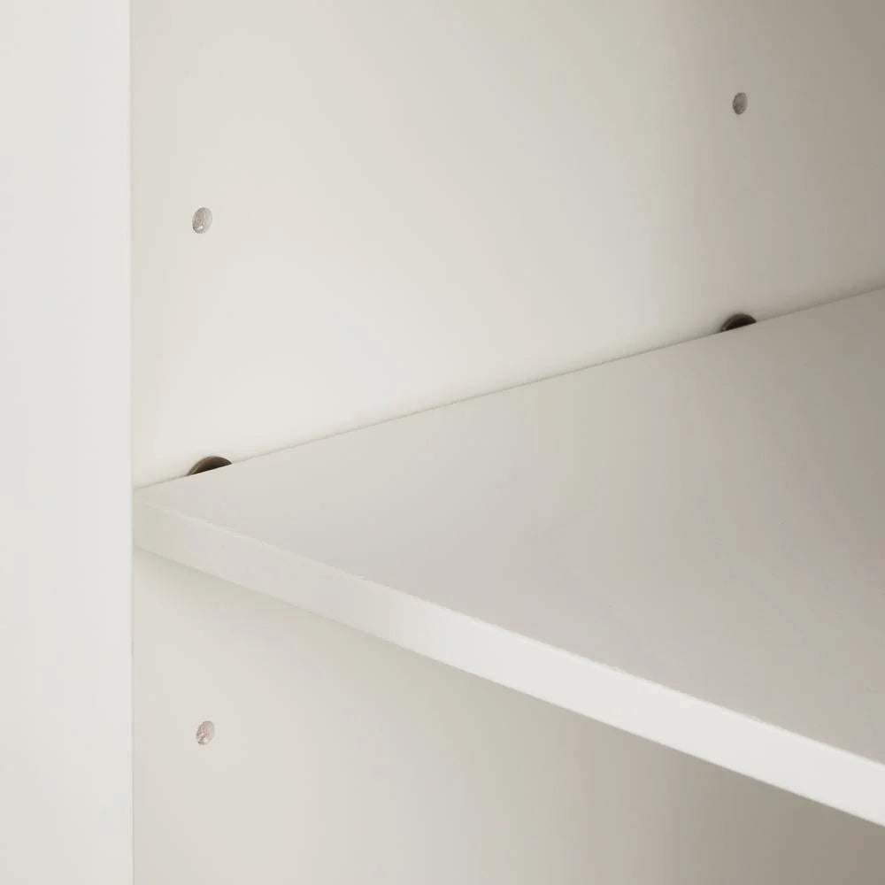 Distressed White Wood Sideboard P1217