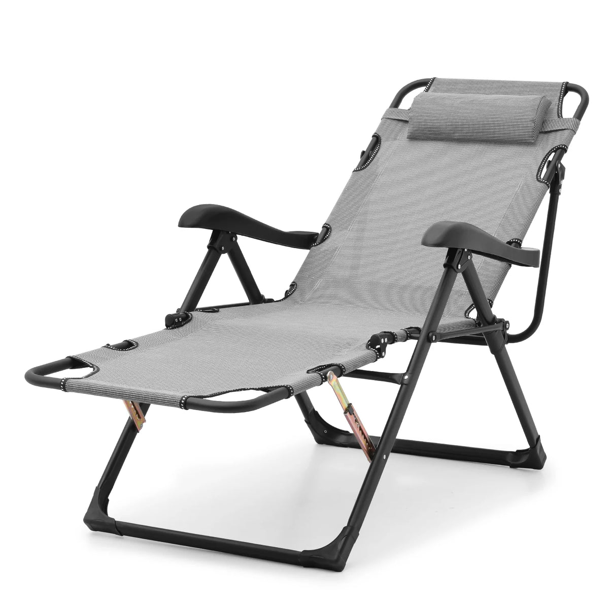 Grey Adjustable Zero Gravity Lounge Chair A40735