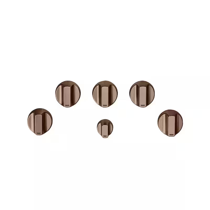 Brushed Copper Gas Cooktop Knob Kit N619