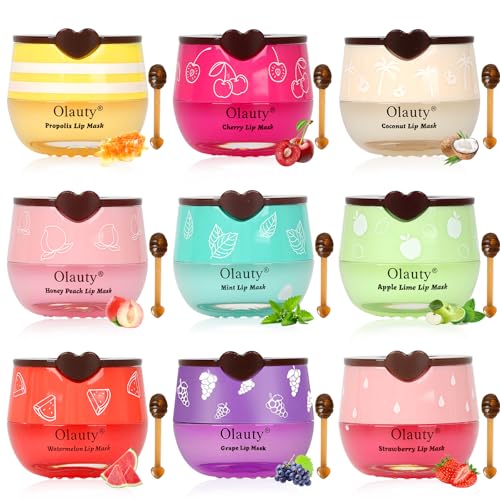 4 PCS Honey Lip Balm Lip Mask M9285