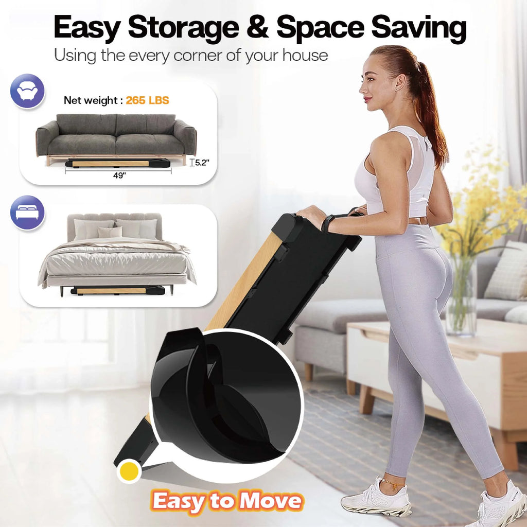 Under Desk Treadmill 245 lb Capacity 4 mph R72575