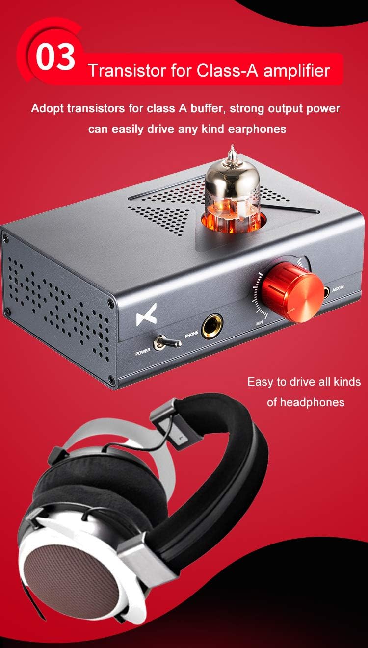 Tube Headphone Amplifier Line Out Pre-Amp I126