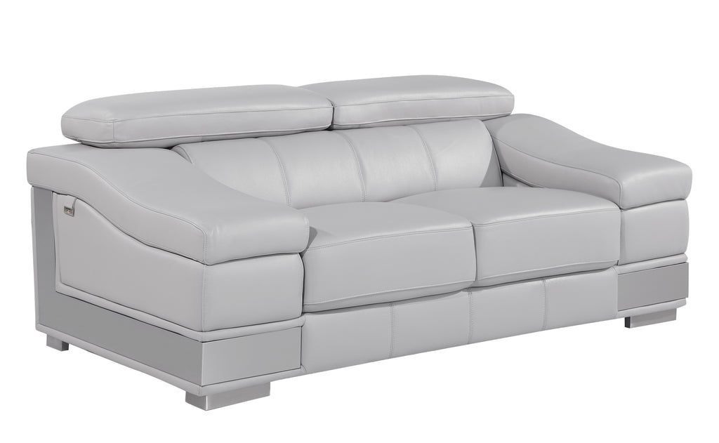 Italian Leather Loveseat C15515