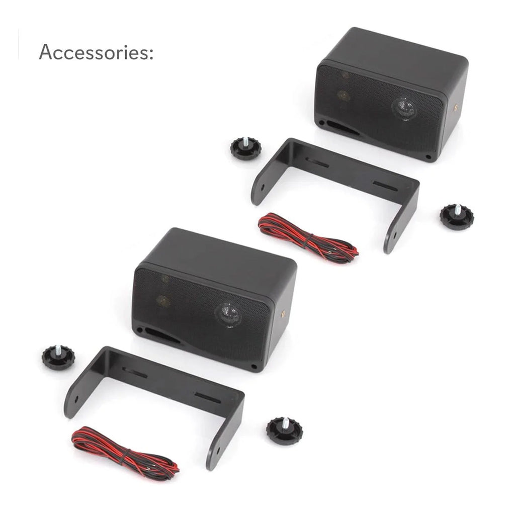 Black 3.5 Inch 3 Way Weatherproof Marine Speakers G692