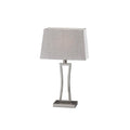 Brushed Steel Table Lamp, 2 Piece D655