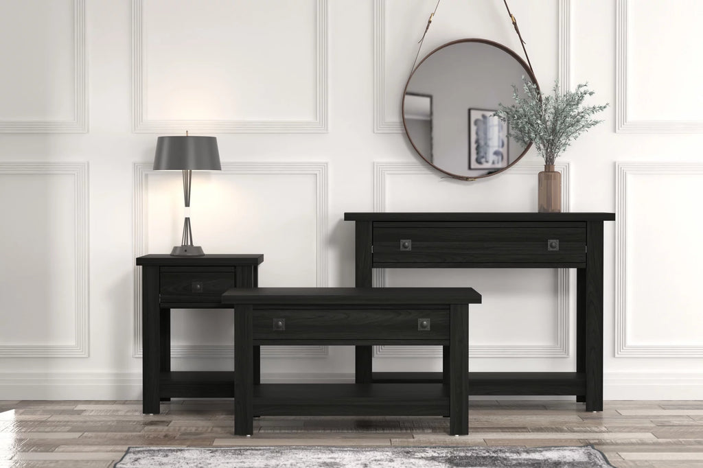 Black Wood Lift Top Coffee Table I919870