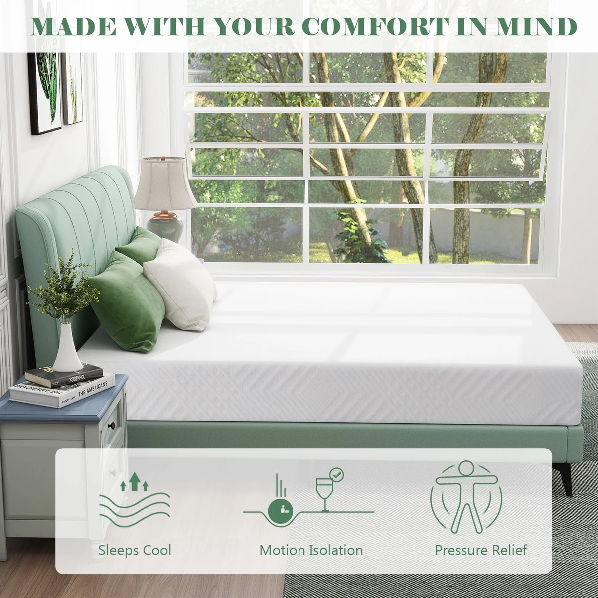 Twin Gel Memory Foam Mattress S161