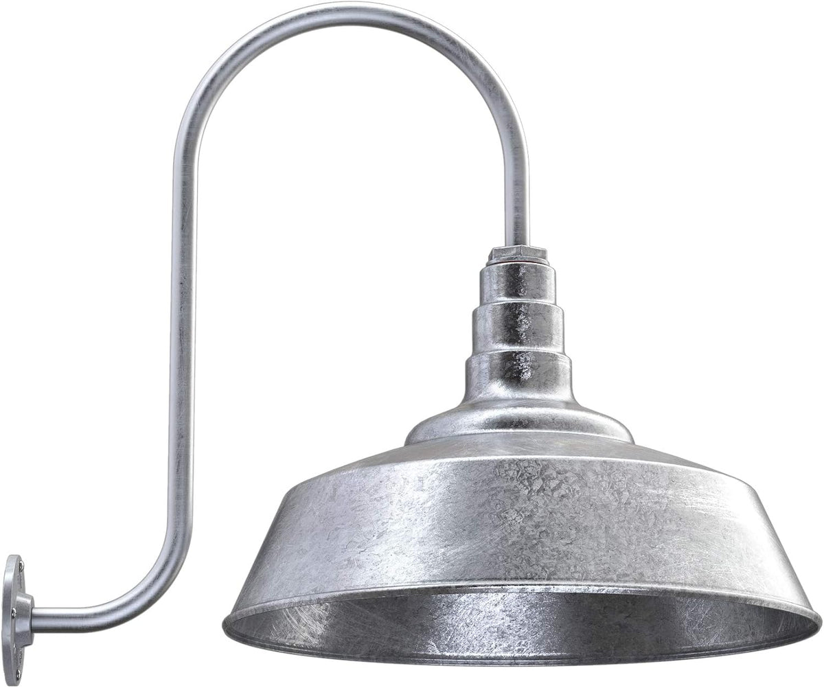 20 inch Dome Gooseneck Outdoor Wall Mounted Barn Light I60910
