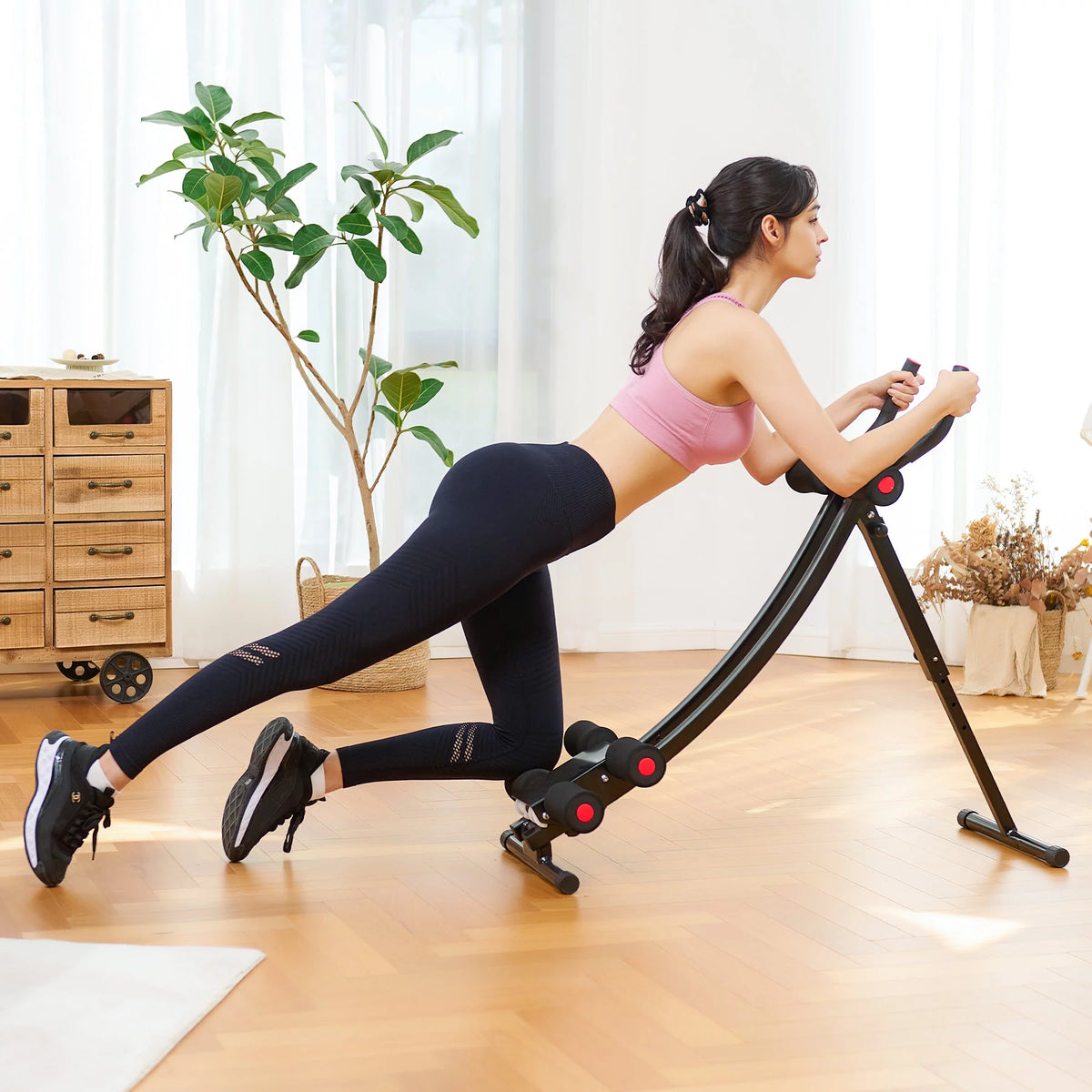 Ab Core Trainer with Display and 4 Incline Levels M61837