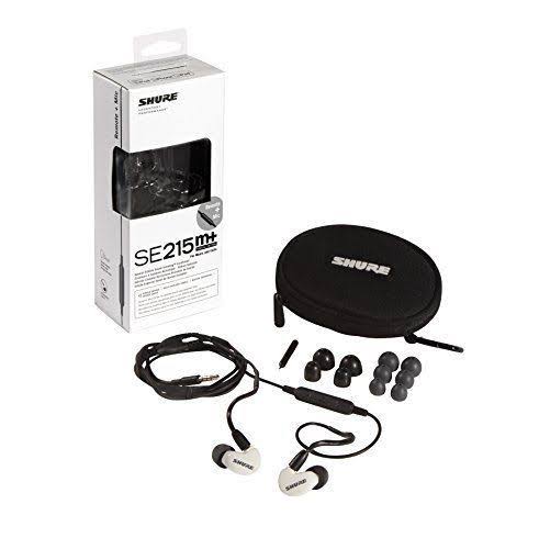 White Sound Isolating Earphones with Remote + Mic V1272