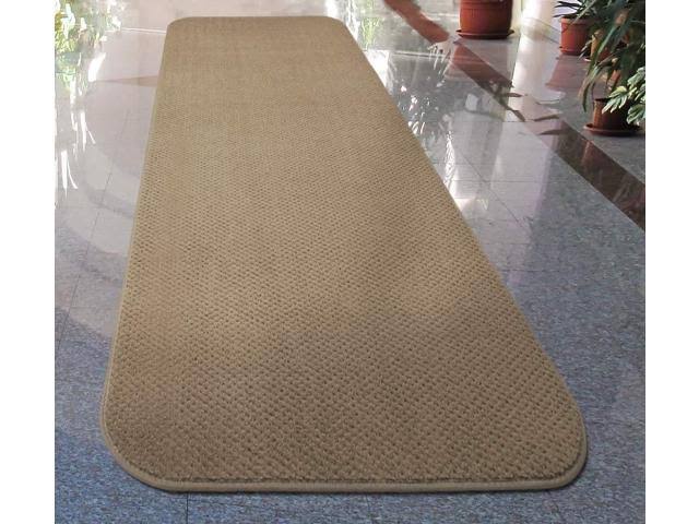 Camel Tan Skid-Resistant Carpet Runner Z30440