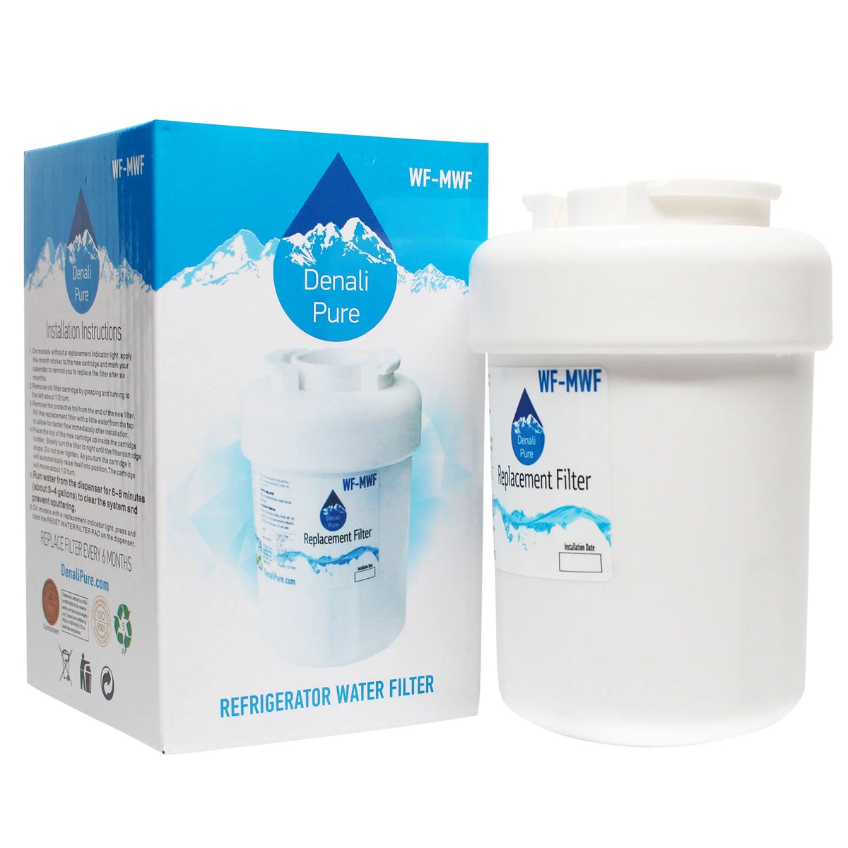 6-Pack Refrigerator Water Filter Cartridge P631518
