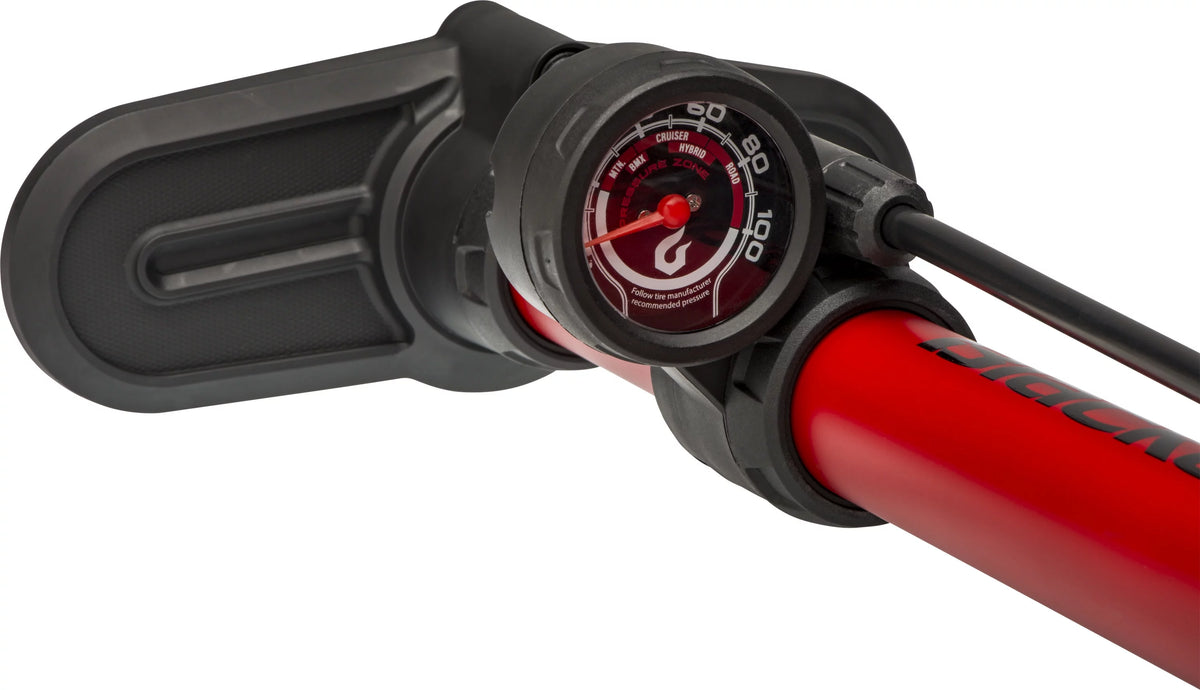 Bicycle Floor Pump with Mid Gauge T137