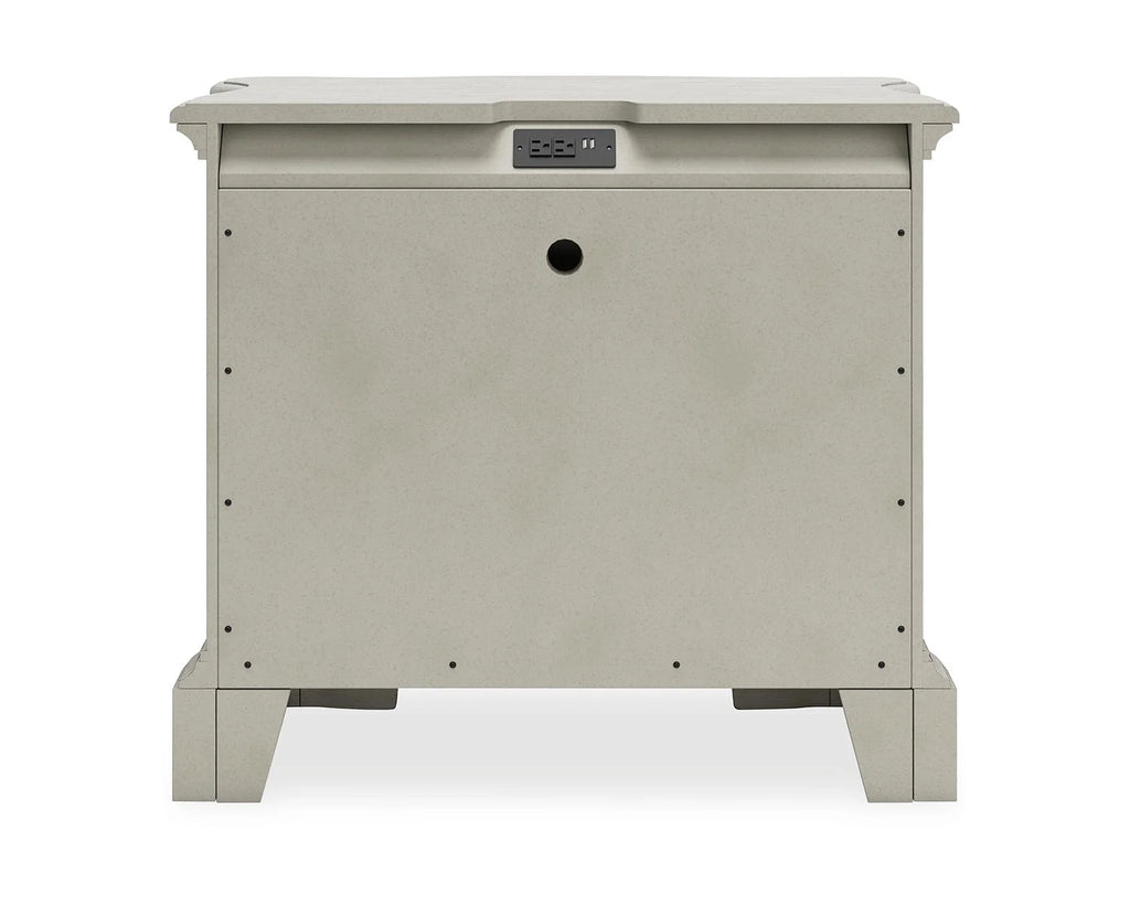 Antique White 3 Drawer Nightstand M78763