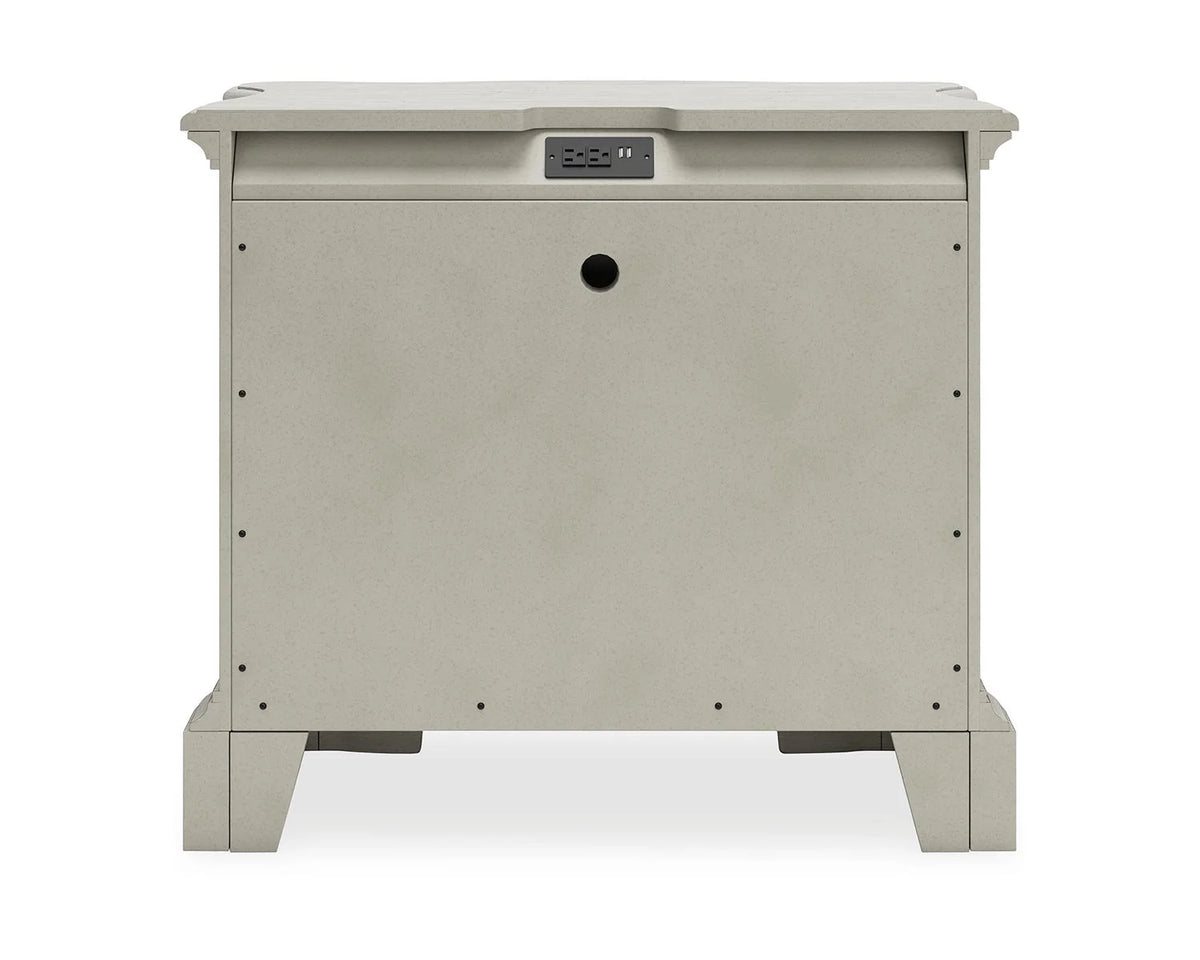 Antique White 3 Drawer Nightstand M78763