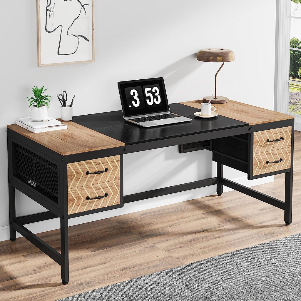 63 inch Computer Desk with 4 Drawers L587667