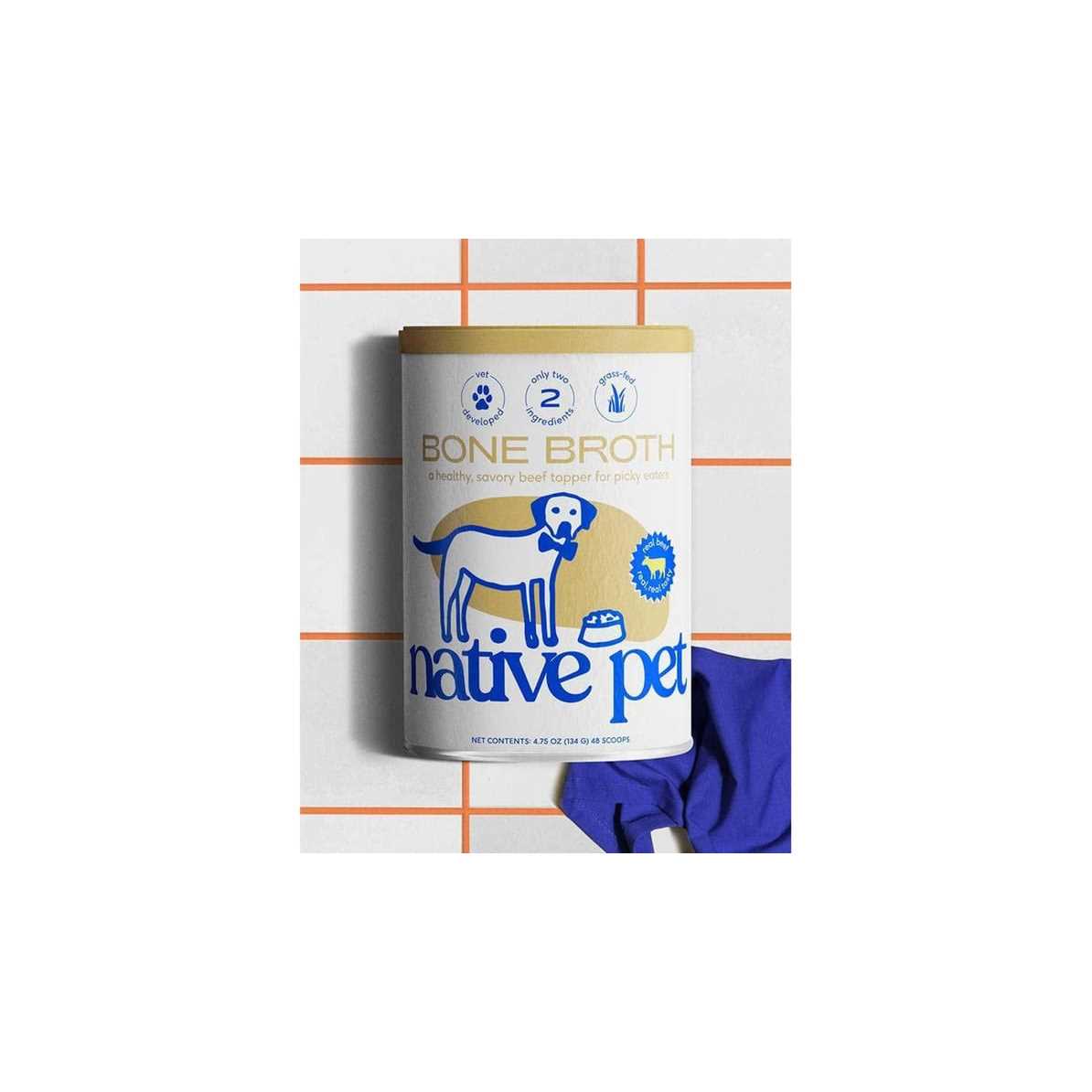 Beef Bone Broth Dog & Cat Food Powder Topper P788