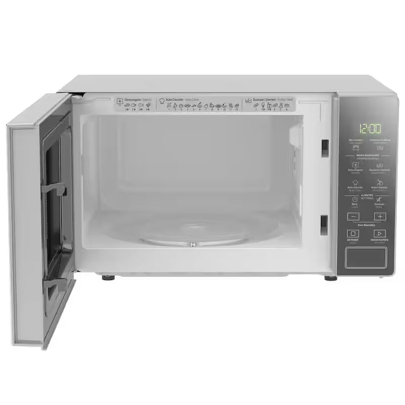 18 in. 0.7 cu. ft. Silver Countertop Microwave P557