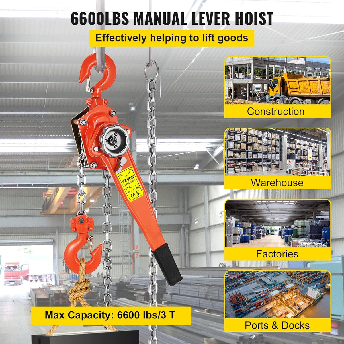 Orange Chain Hoist T17905