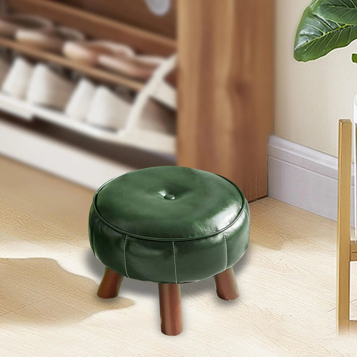 Small Footstool with Mute Bottom Pads M6888