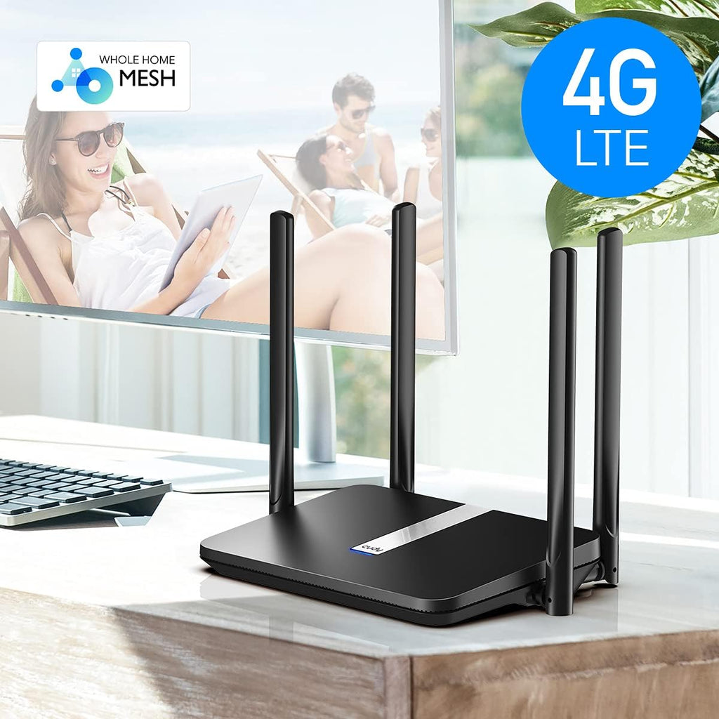 AC1200 Dual Band Unlocked 4G LTE Modem Router with SIM Card Slot H297