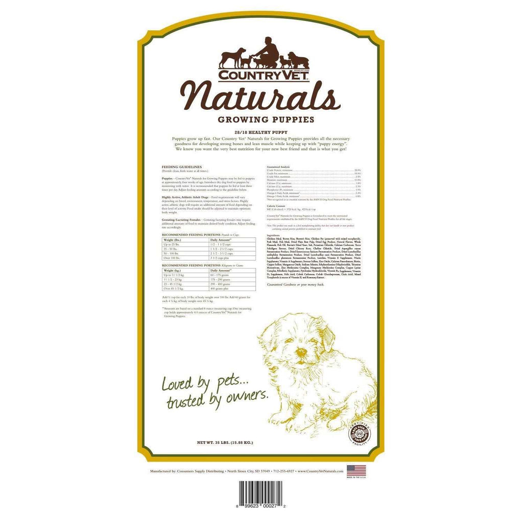 Probiotic Dry Dog Food for Growing Puppies 35lb A50312