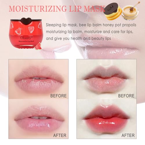 4 PCS Honey Lip Balm Lip Mask M9285