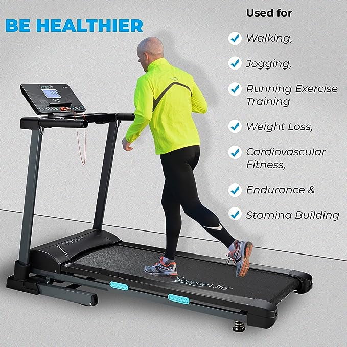 Folding Electric Treadmill with 15 Incline Level C248819