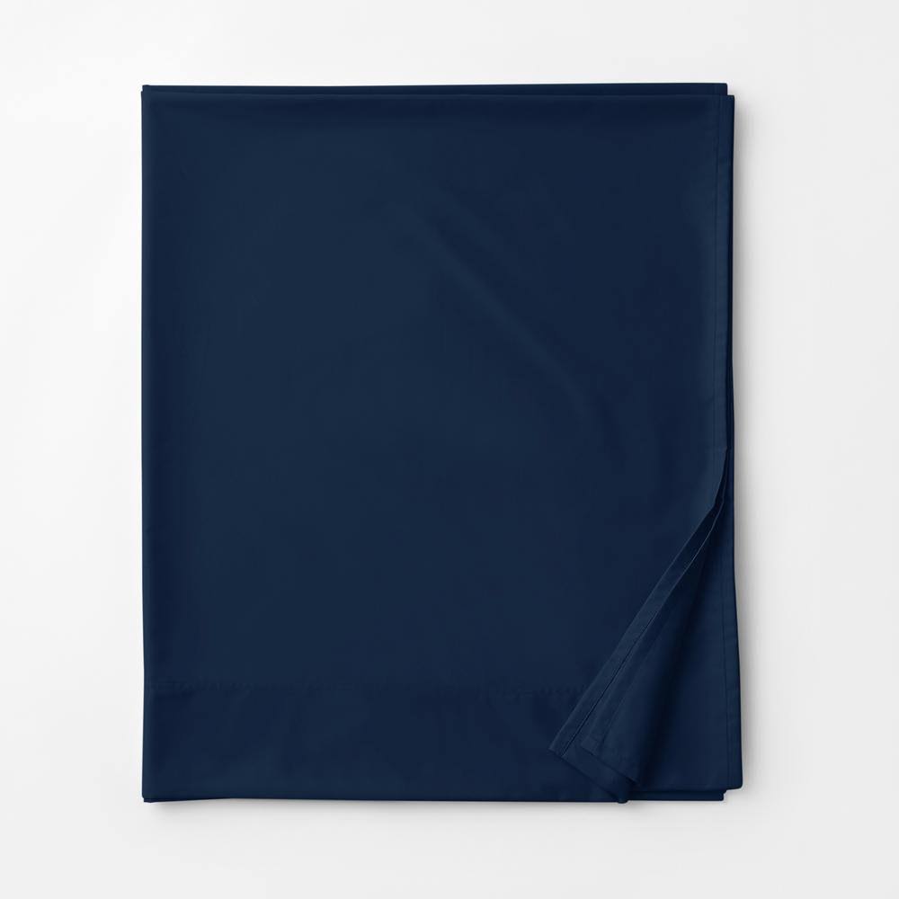 Midnight Blue 450 Thread Count Supima Cotton Sateen California King Deep Pocket Sheet P132584