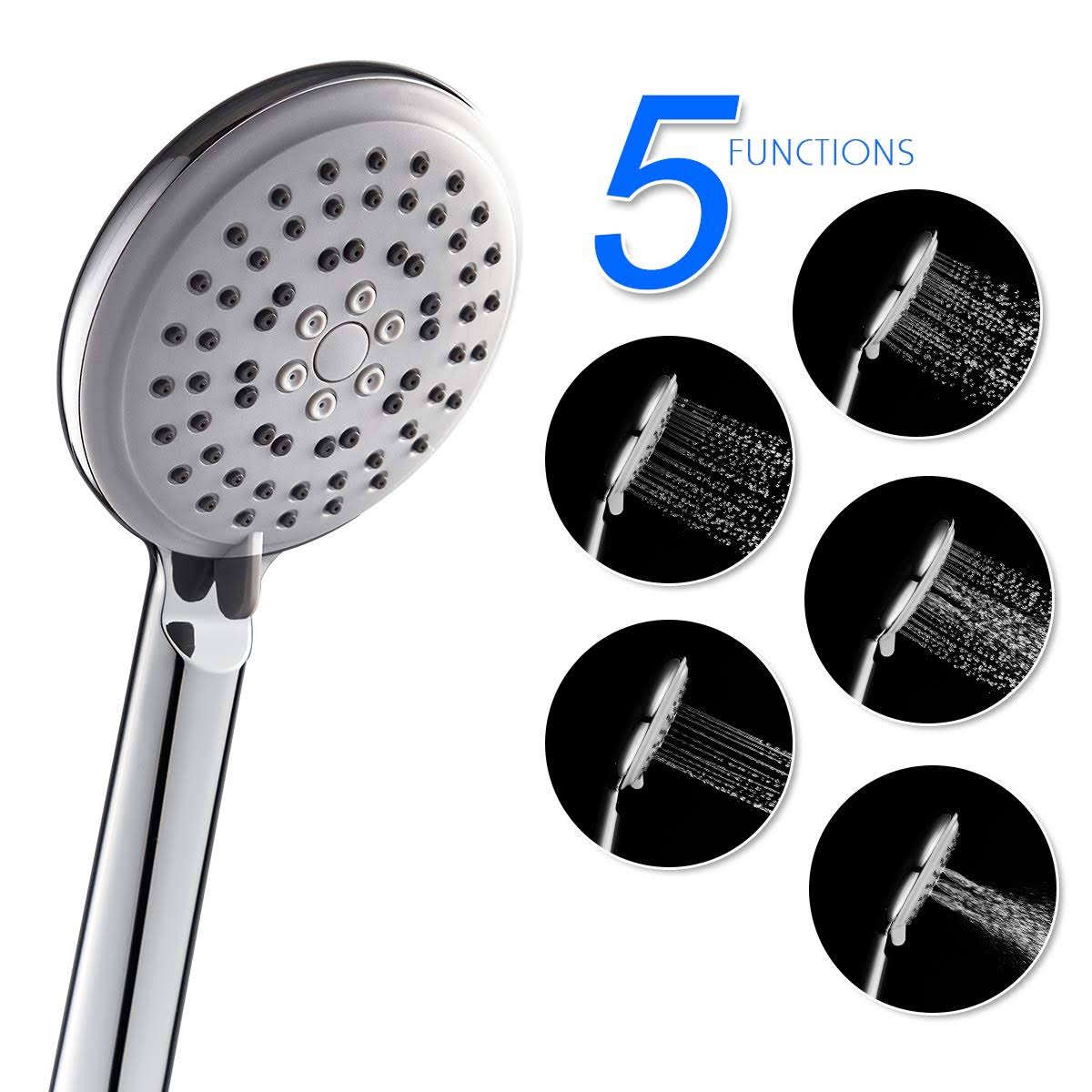 Stainless Steel Shower Panel Tower System with Rainfall Shower Head and Handheld Shower E40645