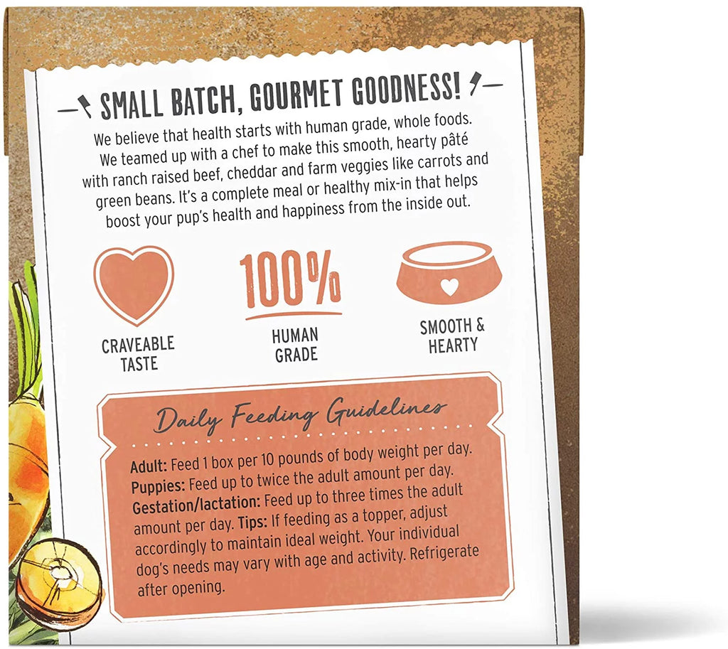 Butcher Block Beef Cheddar Veggie Pate 10.5 oz Case of 6 C6386
