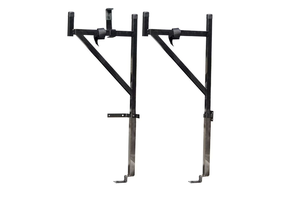 Steel Half Ladder Rack, Black U450609