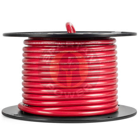 2/0 AWG 25 ft Red Battery Cable with Reel B25284