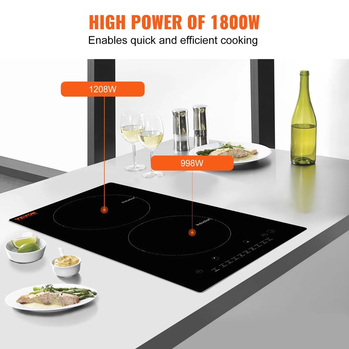 12 inch 2 Burners Electric Cooktop I705