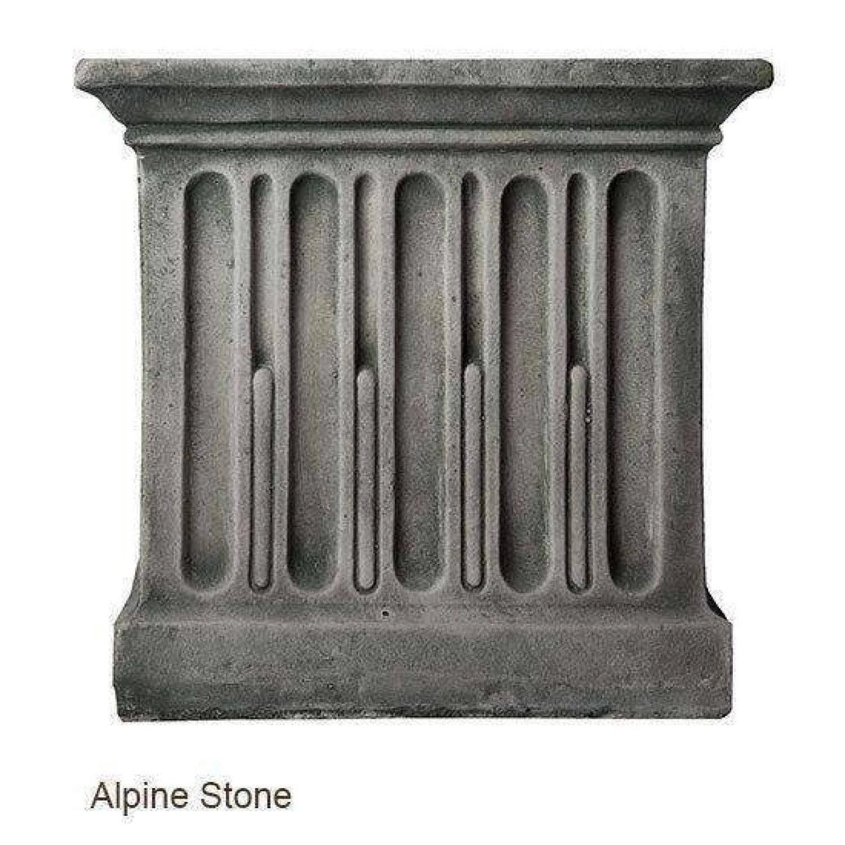 Alpine Stone Curved Leaf Bench A819713