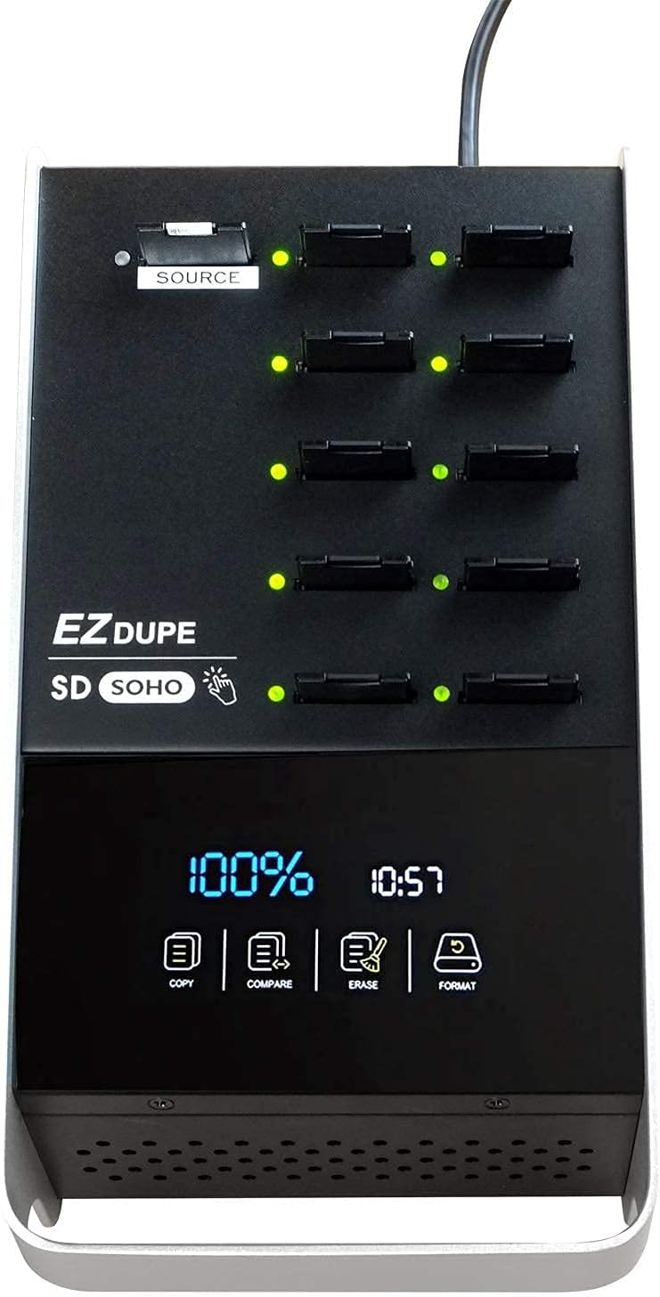 SD Duplicator with Touch Screen for MicroSD SDHC SDXC Memory Card I67499