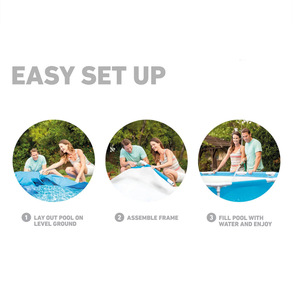 8' X 20 Steel Frame Swimming Pool O90768