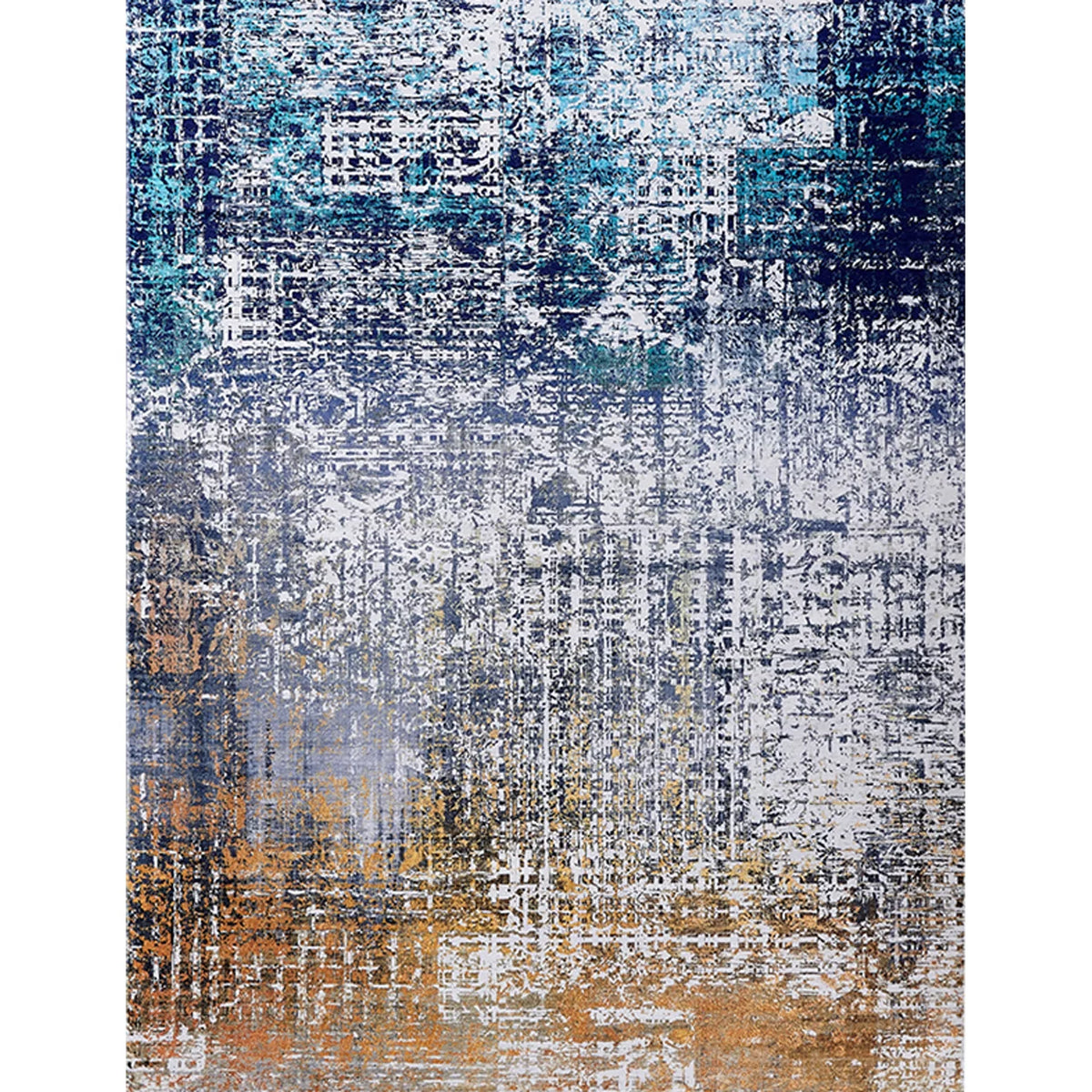 Abstract Design Area Rug U47874