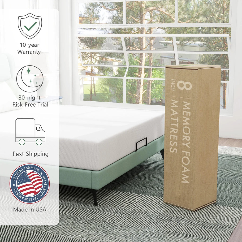 Twin Gel Memory Foam Mattress S161