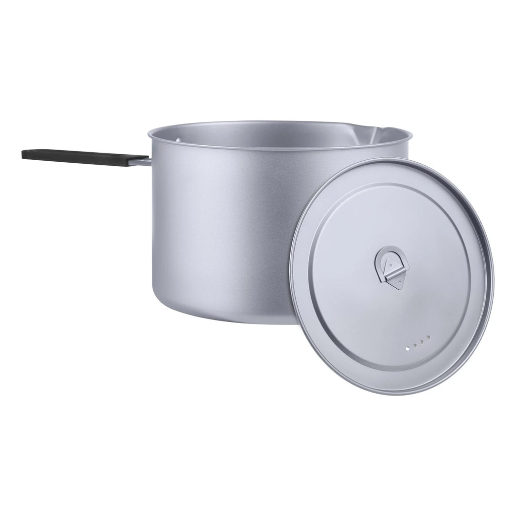 Camping Soup Pot with Lid, 2L Portable Cooking Stock Pot Z5641