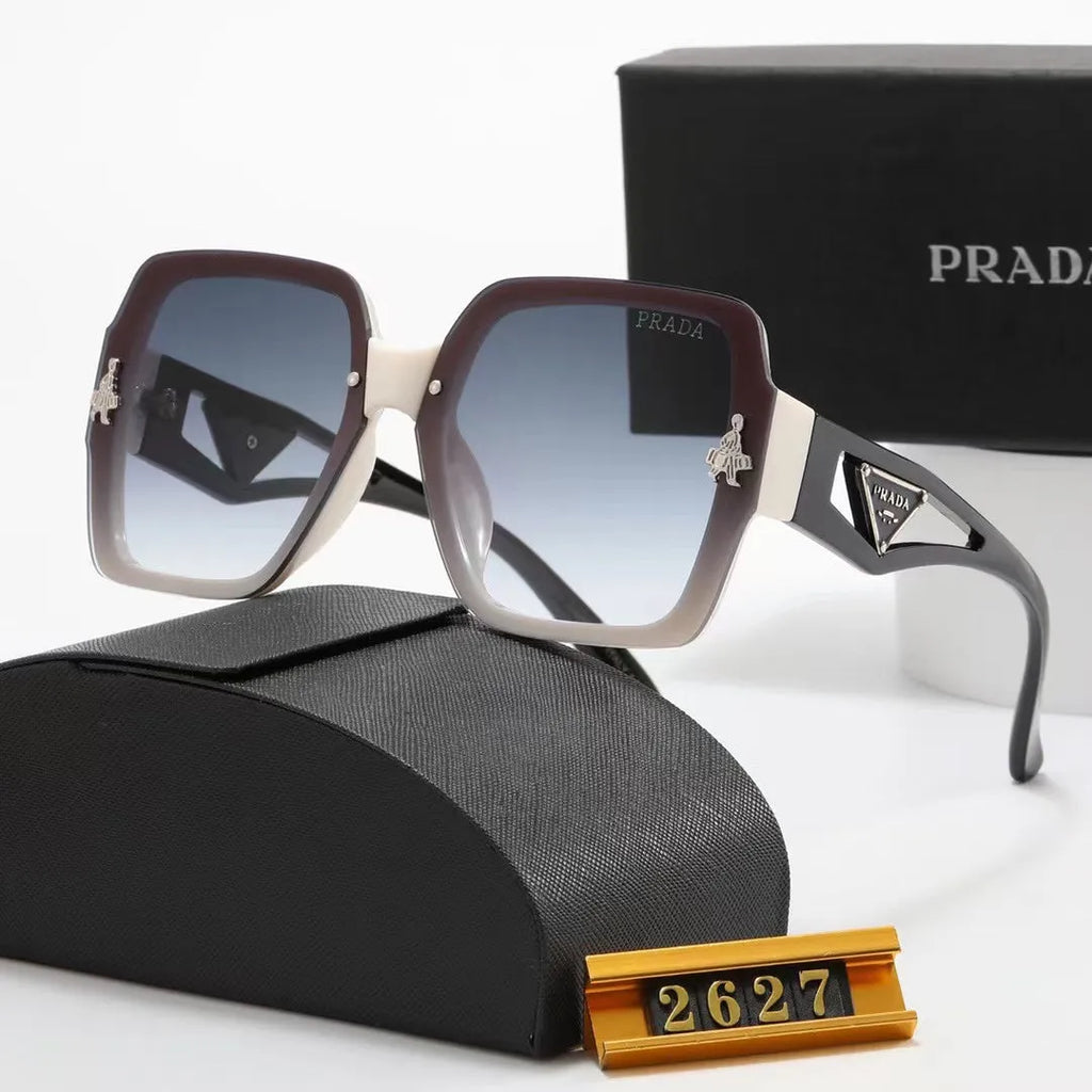 Polarized Triangular Hollow Temple Sunglasses J180895