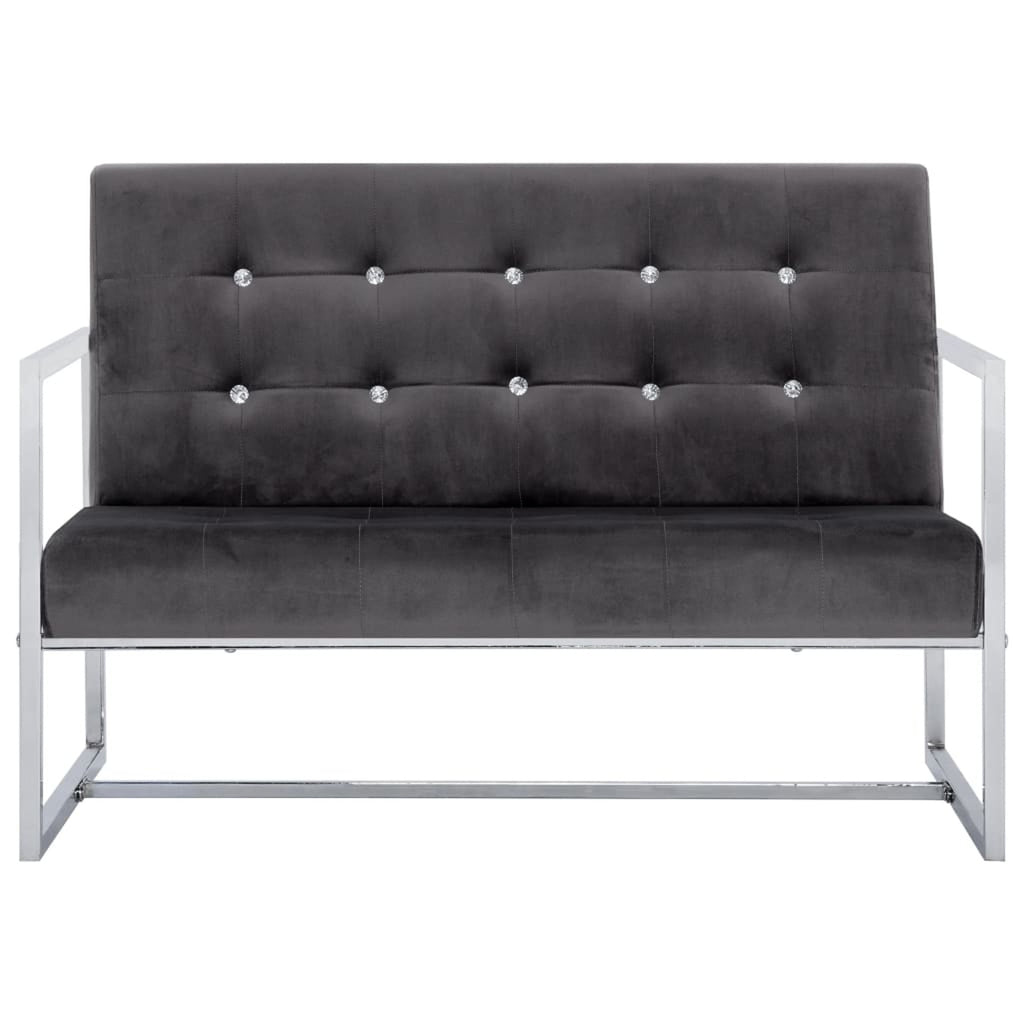 2-Seater Sofa Dark Gray T5959