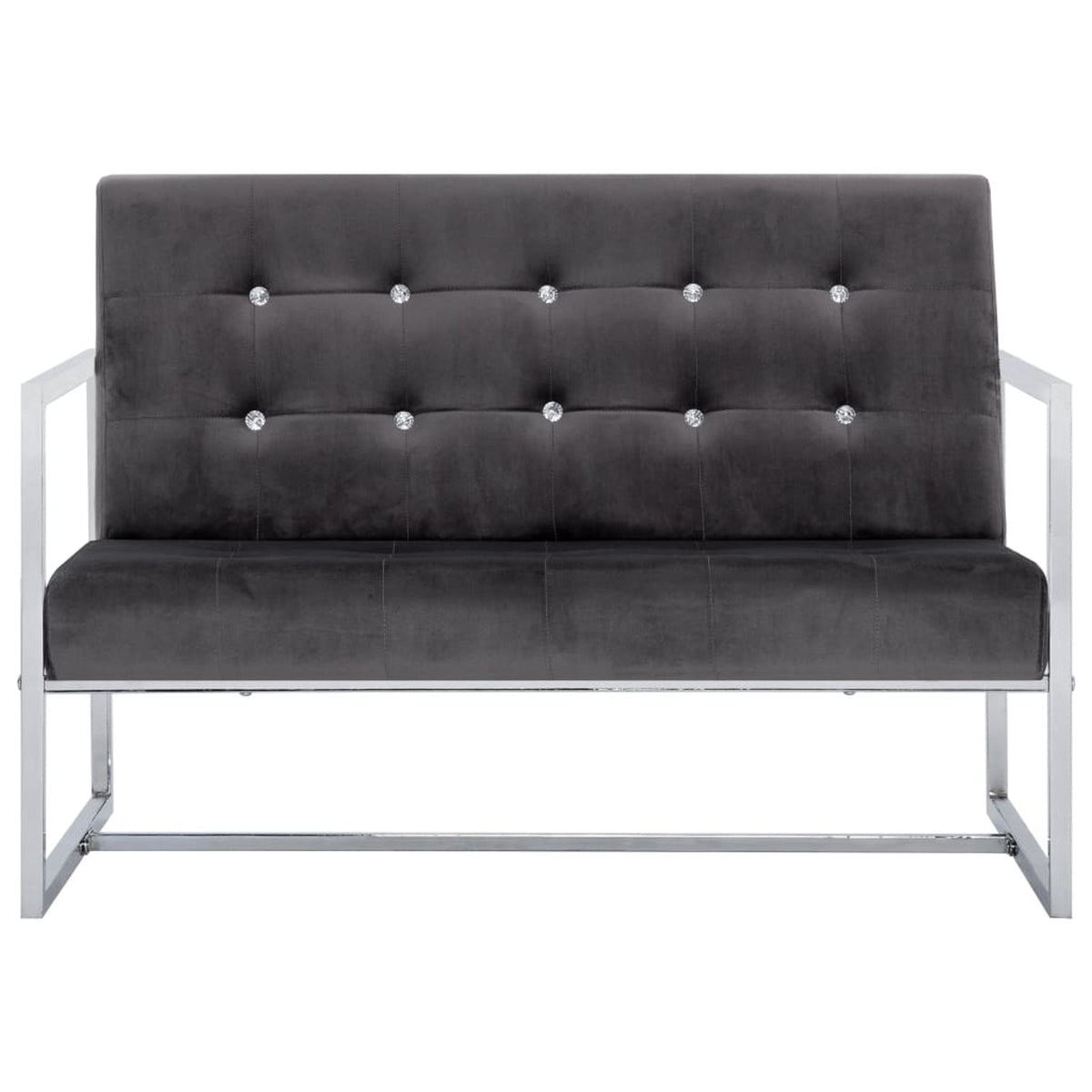 2-Seater Sofa Dark Gray T5959