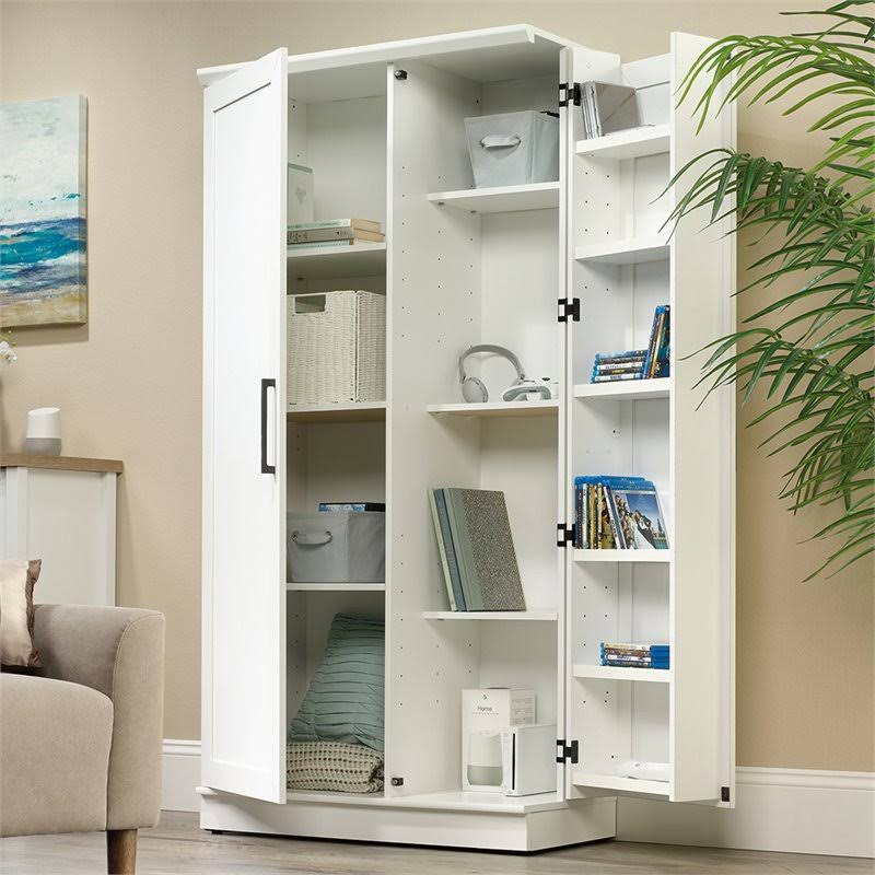 White Storage Cabinet V7439