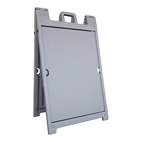 Gray A-Frame Sign Stand O187