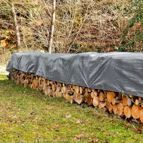 16'X30' Extra Heavy Duty 12 mil Silver Tarp 3 Ply Coated Reinforced Canopy 6 oz 3 Layer I17611