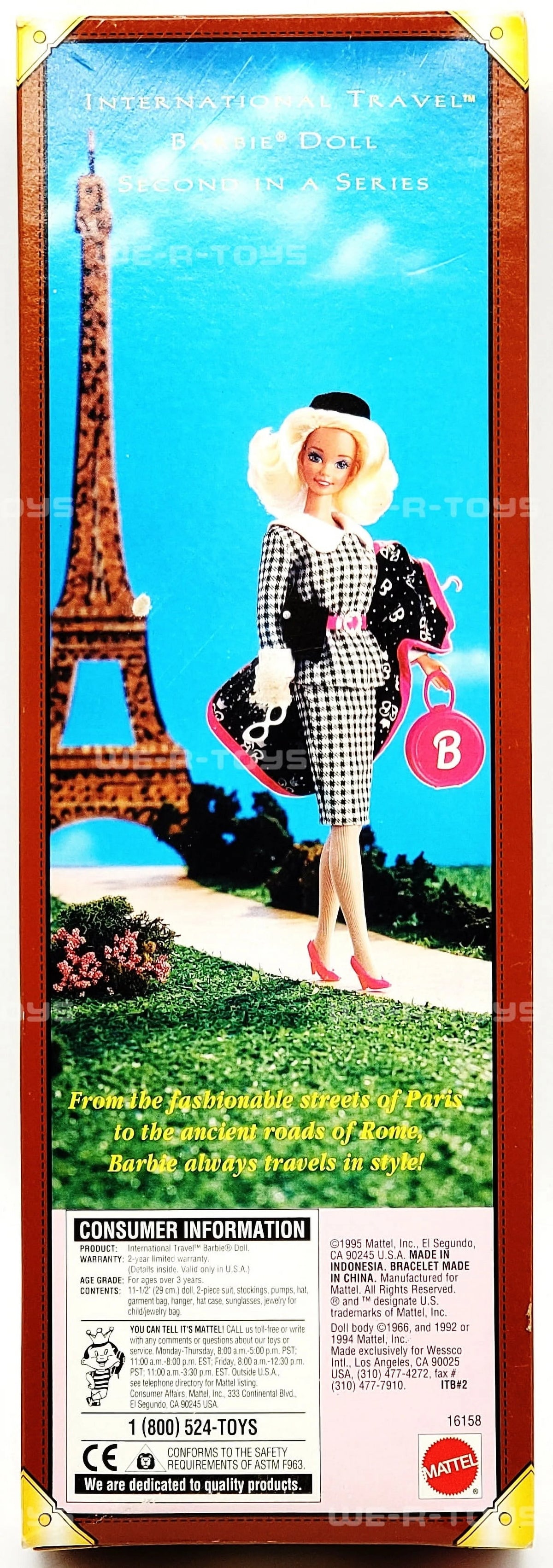 Barbie International Travel Doll Q9213