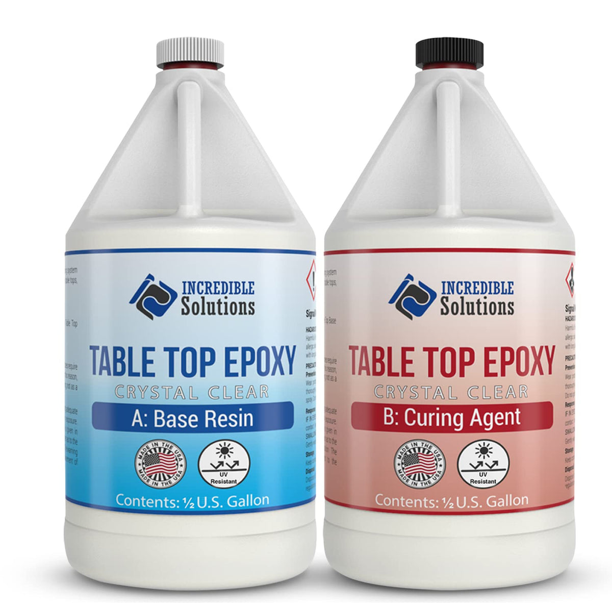 Crystal Clear Cast Tabletop Epoxy, 1 Gallon Pack of 2 L672