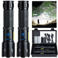 Rechargeable LED Flashlight High Lumen Super Bright COB Work Light IPX7 Waterproof W6025